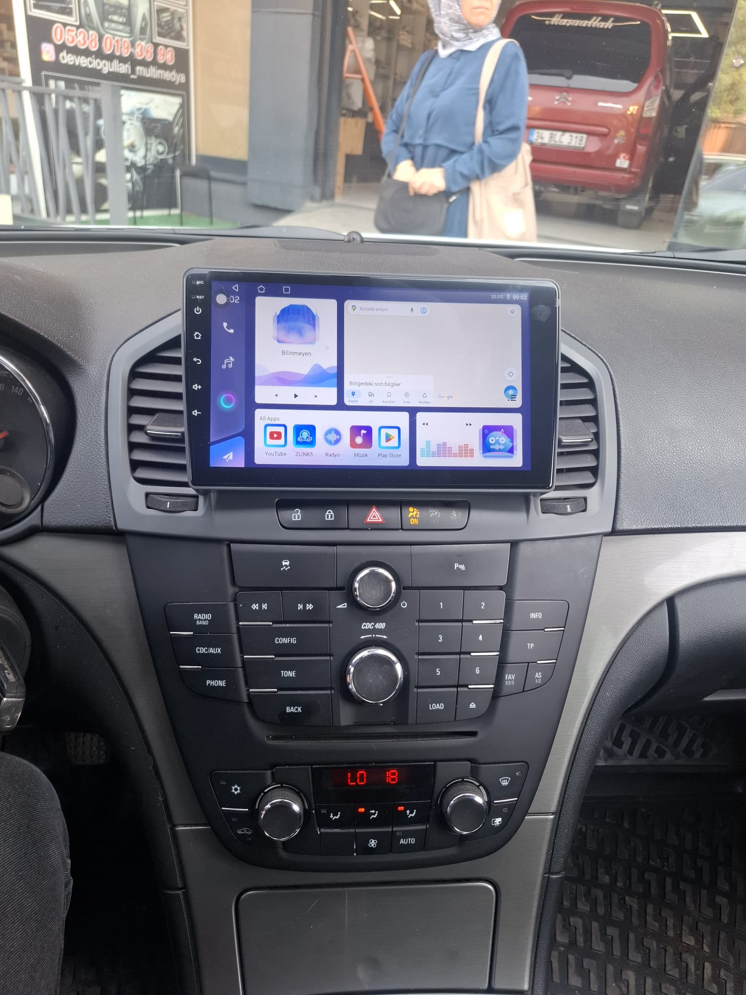 Opel İnsignia Android Multimedya 4Gb ram 64Gb Hafıza