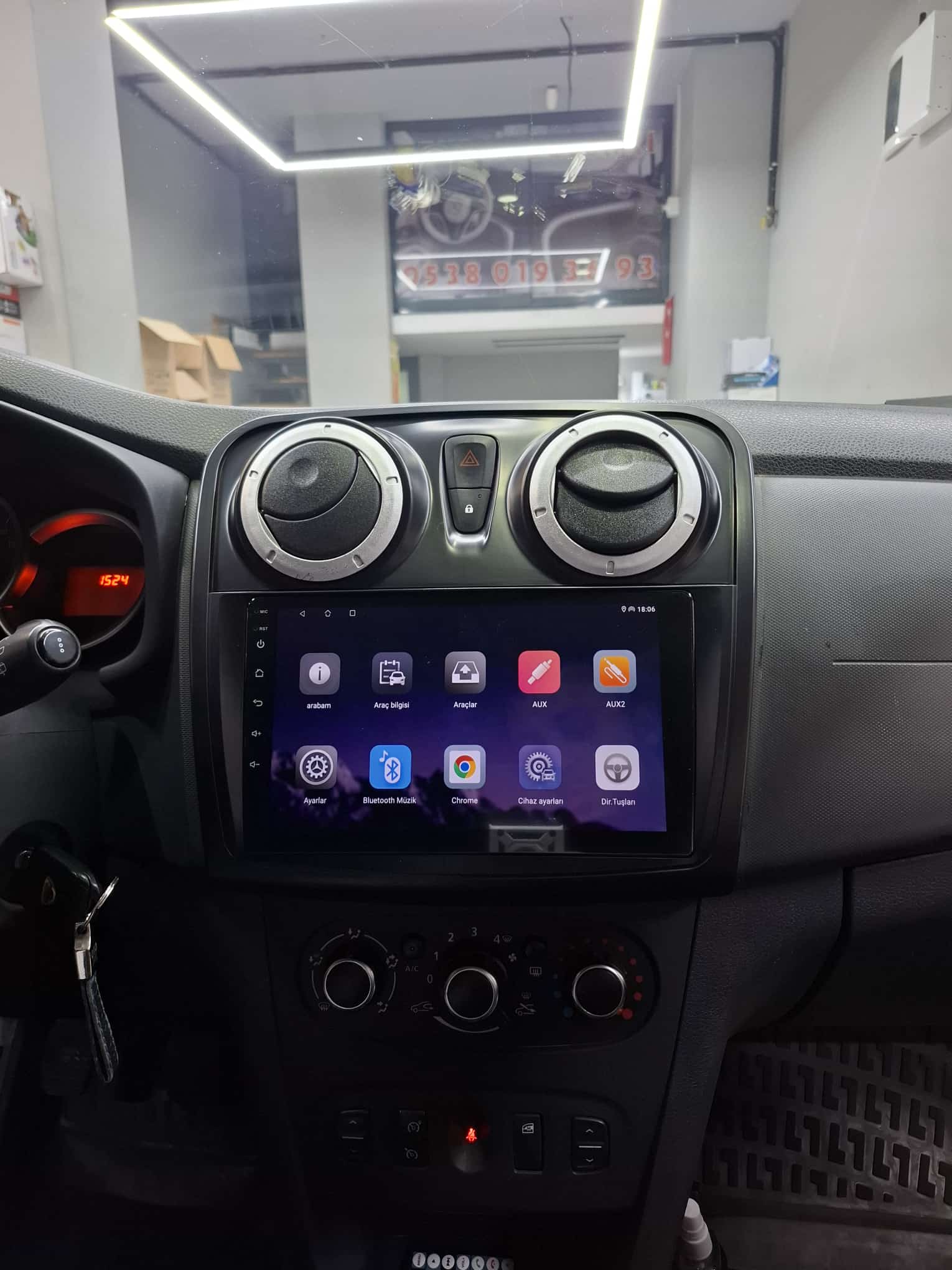 Renault Symbol Android Multimedya 4Gb ram 64Gb Hafıza
