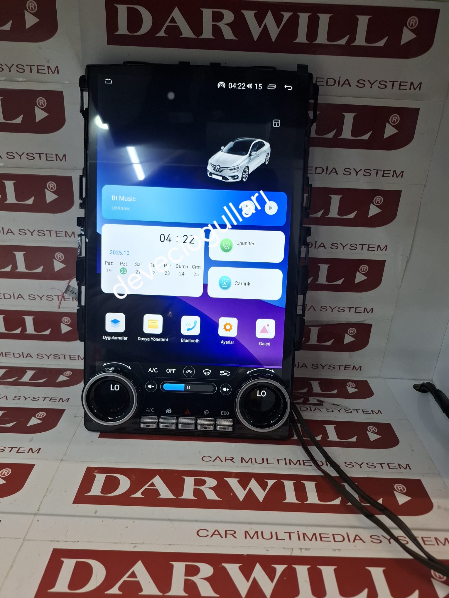 Renault Megane 4 Mega Tesla Android Multimedya 4Gb ram 64Gb Hafıza