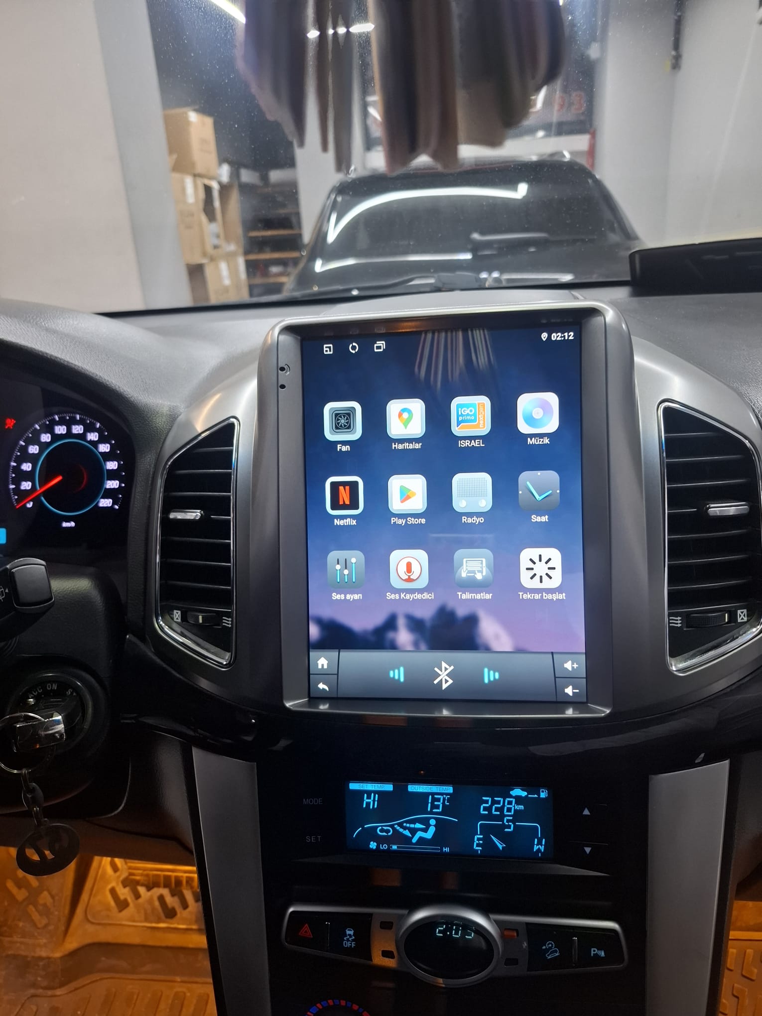 Chevrolet Captiva Tesla Android Multimedya 4Gb ram 64Gb Hafıza